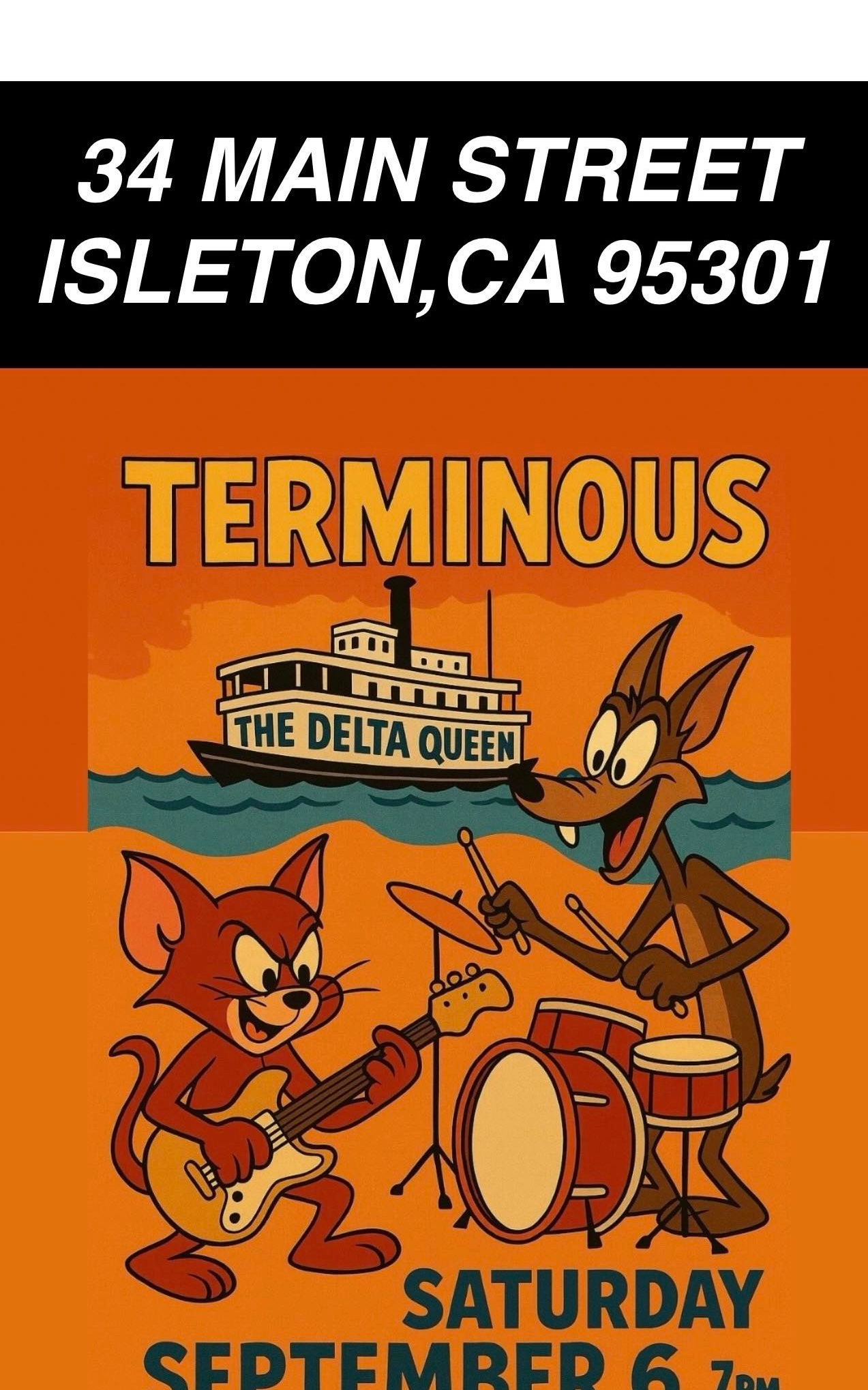 Terminous Band Live 7:00 to 10:00 PM